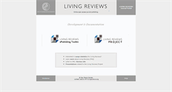 Desktop Screenshot of dev.livingreviews.org